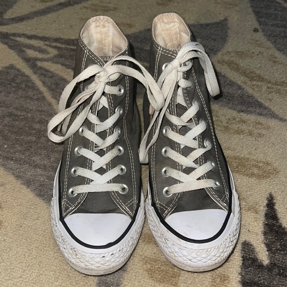Grey converse high tops - Picture 1 of 10